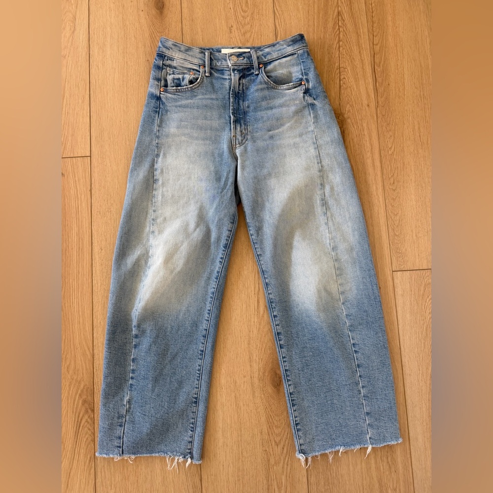MOTHER half pipe barrel jeans
